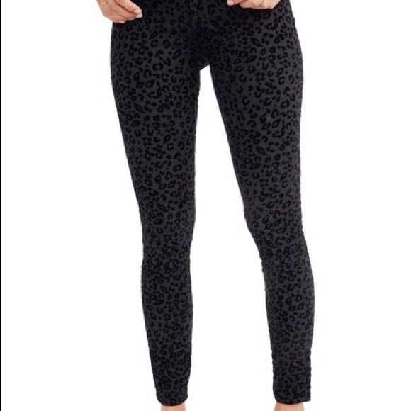 NWT Madewell Leopard Print Skinny Jeans - Picture 2 of 9